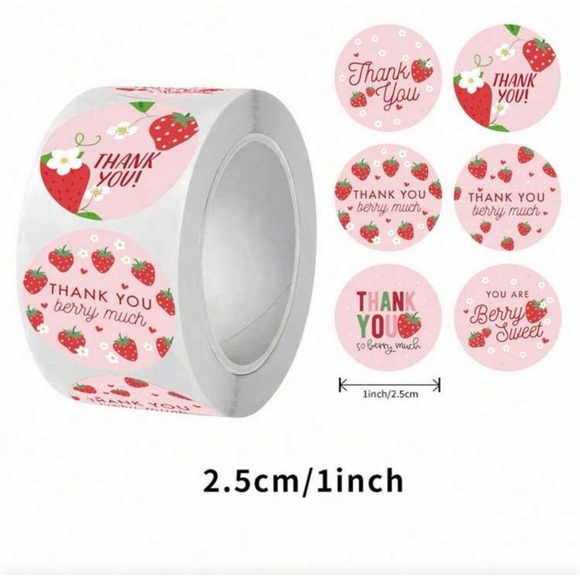 Rainbow Smile Cards 50pc and Stickers Roll 500pc of your choice - Picture 7 of 10